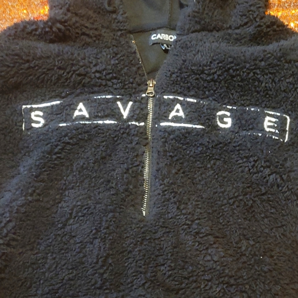 Men's Savage Carbon Brand zip up jacket